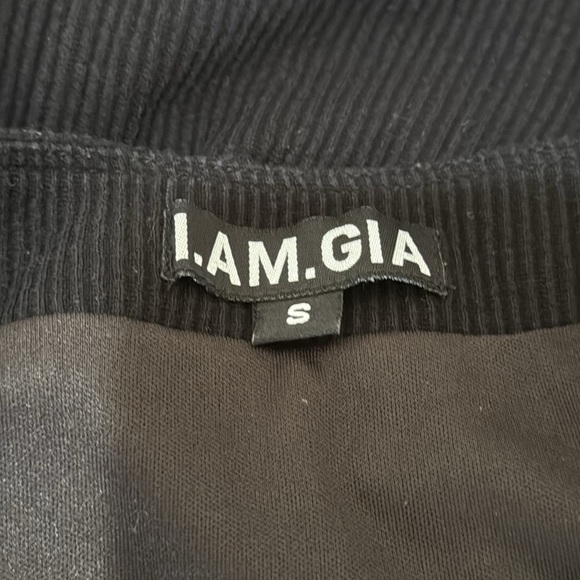 I AM GIA Revolve Black Portia Bustier Lace Up Corset Whimsigoth Top Size Small - Picture 8 of 9